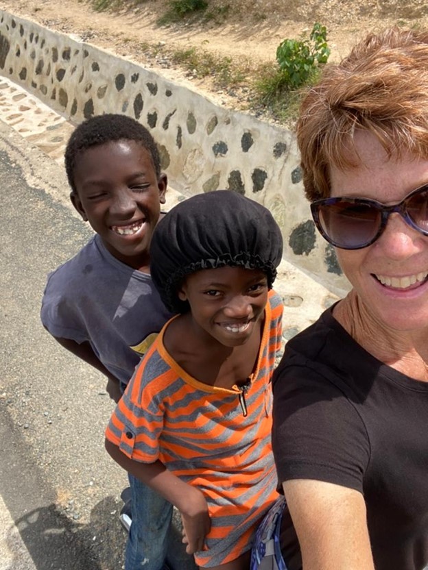 A joyful moment captured between Many Hands team member Christi, Saintoshper, and Milinda. Following Saintoshper’s tragic passing, this photo represents Many Hands' commitment to supporting vulnerable families and advocating for a safer future for children in Haiti.