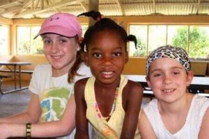 Summer (left) and Kameron (right) at the orphanage.