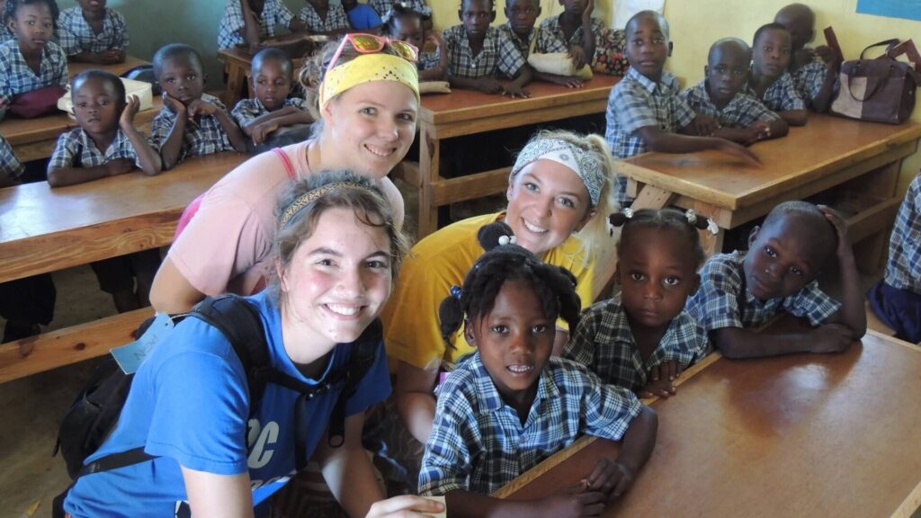 Mr. Herdegen's sponsored child with team